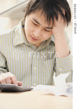 Man doing finances 10740696