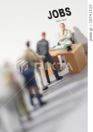 Figurines applying for jobs 10741515