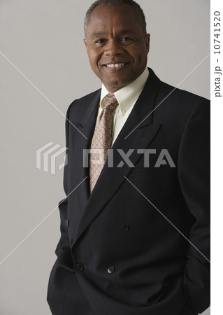 Portrait of mature businessman, studio shot 10741520