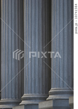 Concrete columns on building 10741564