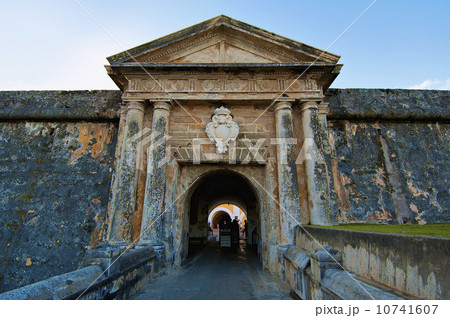 Puerto Rico, Arch gate to fort Puerto Rico, Arch gate to fort 10741607