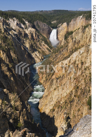 USA, Wyoming, River Yellowstone  10741795