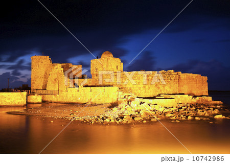 Sidon Sea Castle at dusk Sidon Sea Castle at dusk 10742986