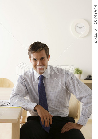 Portrait of young smiling businessman Portrait of young smiling businessman 10743644