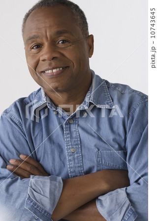 Portrait of mature man, studio shot Portrait of mature man, studio shot 10743645