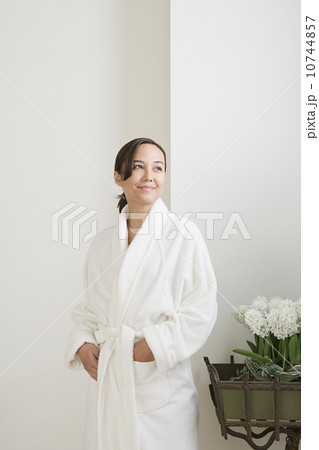 Woman relaxing in spa 10744857