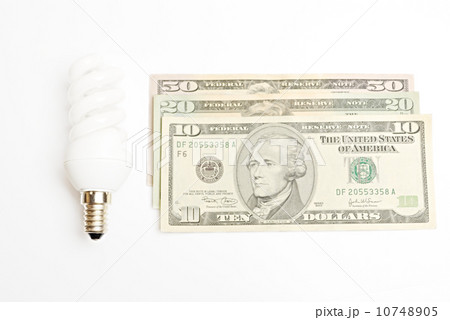money and lamp 10748905