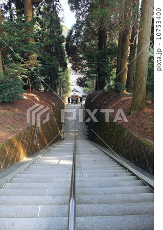 本三大下り宮 草部吉見神社の石段 本三大下り宮 草部吉見神社の石段 10753409