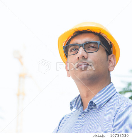 Asian Indian engineer portrait 10758530