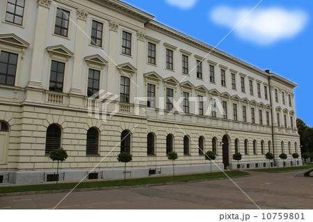 Fragment of a building with nice architecture Fragment of a building with nice architecture 10759801