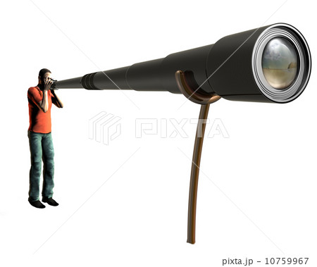 Photographer with long lens 10759967