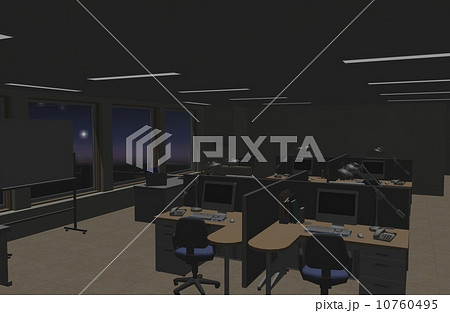 夜のオフィス 10760495