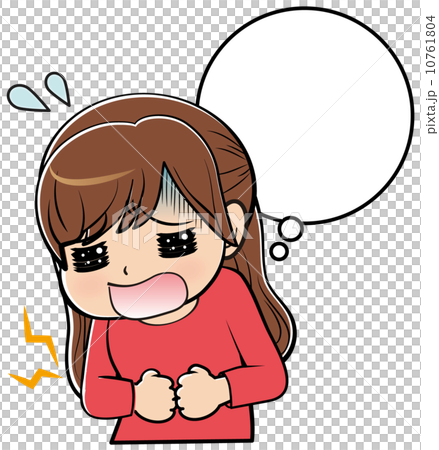 患有胃痛的女人 患有胃痛的女人 10761804