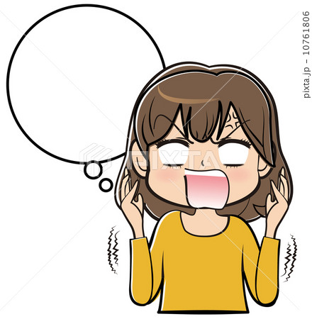 苛立つ女性 10761806