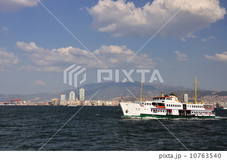 General view on Izmir from sea, Turkey 10763540