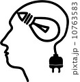 Head with bulb symbol and plug 10763583