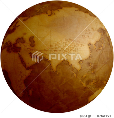 アンティーク風な地球儀 のイラスト素材 [10768454] - PIXTA