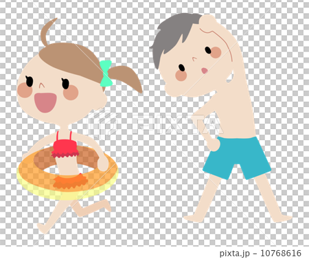 水着の子供たち 水着の子供たち 10768616