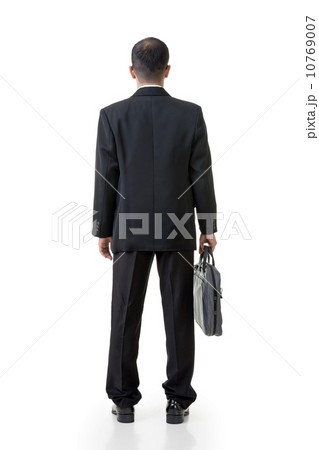 rear view of Asian businessman 10769007