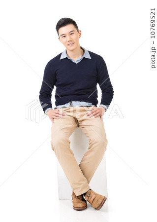 Asian guy sit Asian guy sit 10769521