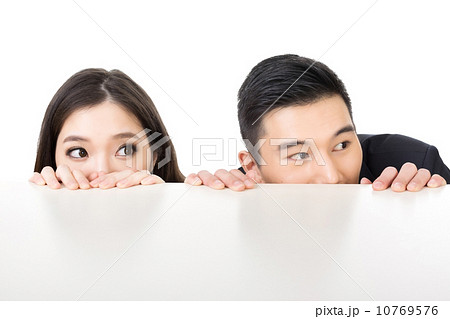 business man and woman hide 10769576