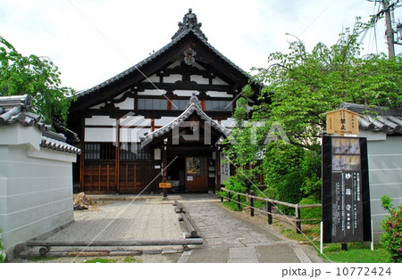 京都妙蓮寺の総門風景 10772424