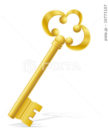 old retro key door lock vector illustration old retro key door lock vector illustration 10773107