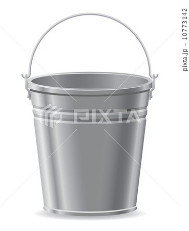 metal bucket vector illustration 10773142