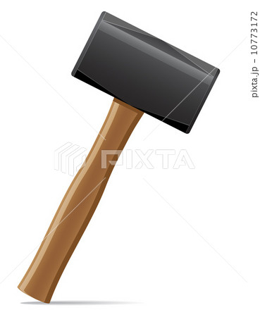 tool hammer with wooden handle vector illustration tool hammer with wooden handle vector illustration 10773172