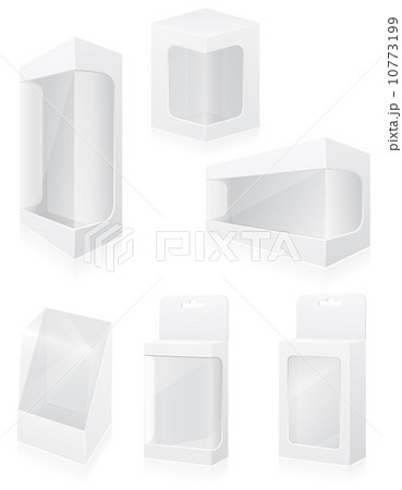 transparent packing box set icons vector illustration transparent packing box set icons vector illustration 10773199