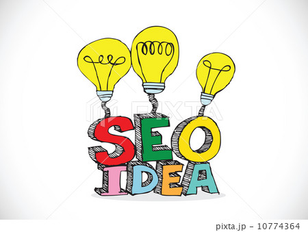 Bulb SEO Idea Search Engine Optimization concept design 10774364