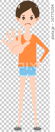 Boy's stop - Stock Illustration [10775204] - PIXTA