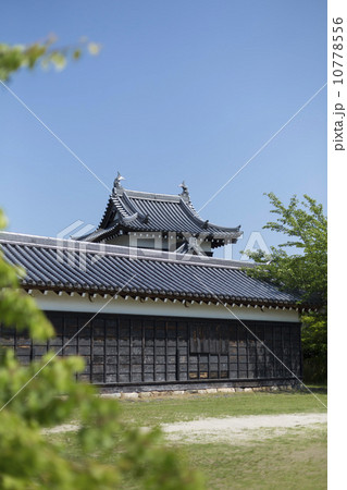 郡山城跡の大手向櫓 10778556