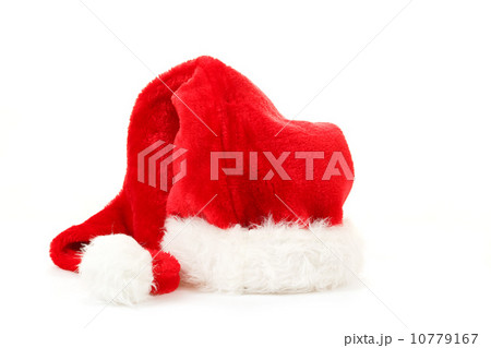 red santa hat on white background 10779167