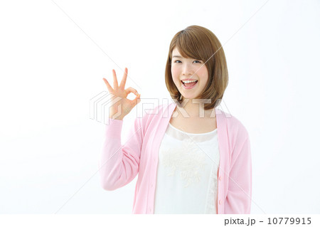 OK・若い女性 10779915