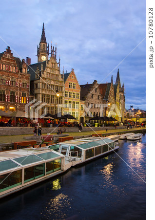 Old embankment of Ghent, Belgium Old embankment of Ghent, Belgium 10780128
