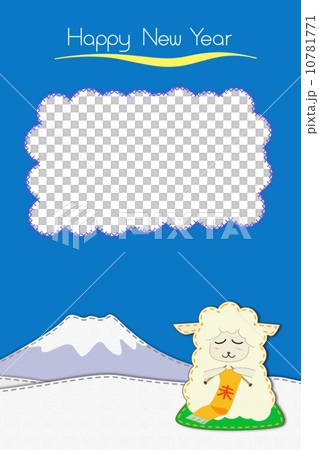 Winter sheep embroidery Winter sheep embroidery 10781771