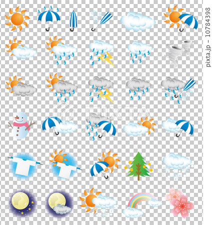 天気アイコン 天気アイコン 10784398