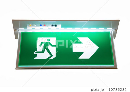 sign of emergency exit 10786282