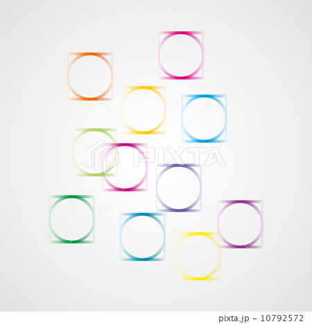 background with squares and circles 10792572