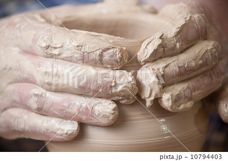 Hands of a potter Hands of a potter 10794403
