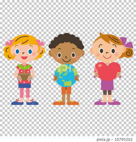 傳達和平，環境，自然的兒童 10795202