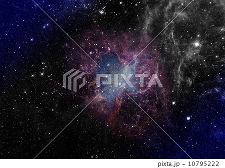 Star field in space and a nebulae 10795222