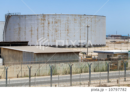 Big gray tank with diesel in Saudi Arabia Big gray tank with diesel in Saudi Arabia 10797782