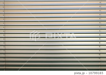 Modern silver metallic door shutter 10799165