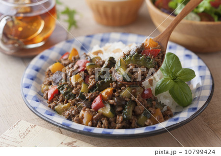 夏野菜ドライカレー 夏野菜ドライカレー 10799424