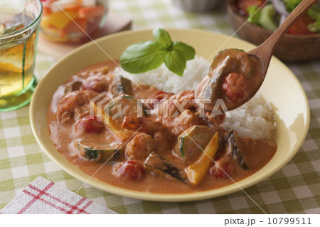 夏野菜レッドカレー 夏野菜レッドカレー 10799511