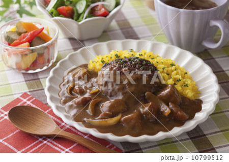 ハンバーグカレー 10799512