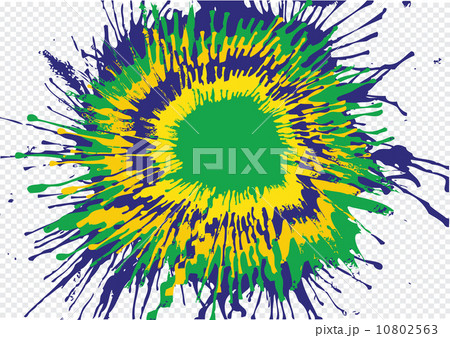 illustration Abstract background form watercolor in brazil color 10802563