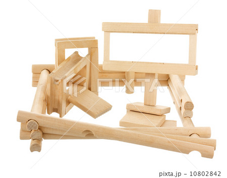 unfinished wooden house 10802842